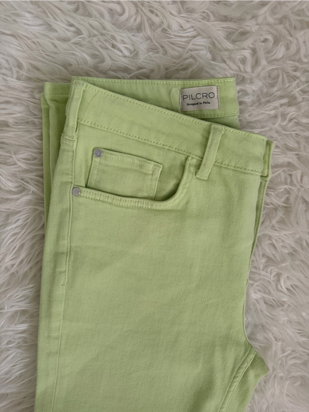Pilcro by Anthropologie “The Yaya” style in spring green denim Size 29 / 8 - Picture 7 of 12